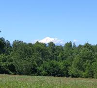 vista al volcan