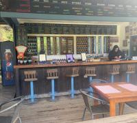 Cafetería de la "Granja Aromática", ubicada dentro de la Hacienda Los Aromos