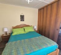 dormitorio dos con cama doble y clóset