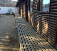 Cabañas independientes con patio interior