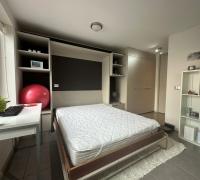 Espacio 2 en 1: Dormitorio en suite y sector de estar/escritorio