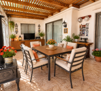 GRAN TERRAZA QUE INVITA A UN  PERMANENTE COMPARTIR CON LOS AMIGOS Y LA FAMILIA