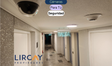 y para tu seguridad, cámaras de televigilancia en todos los espacios comunes