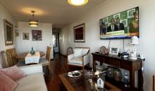 Luminosa area living comedor vista poniente