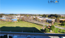 terraza con vista hacia la cordillera