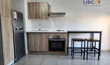 cocina amoblada y equipada