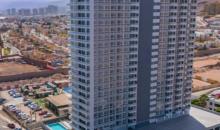 En el mejor sector de la ciudad, se conforma un barrio muy exclusivo. Sector Llacolen. Acá se emplaza  condominio Palmas del Sur II, con orientación sur, vista directa al mar, una gran oportunidad para invertir.