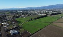 Vista aérea del entorno de Loteo Los Álamos, Rengo