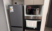 Refrigerador, horno y microondas
