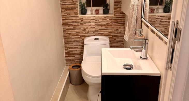 baño de visita