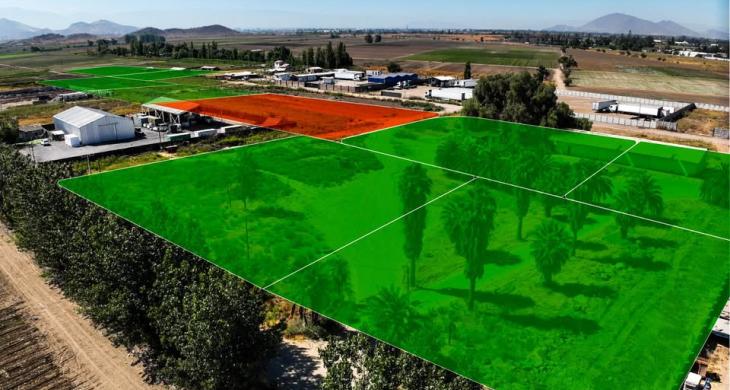 Parcelas industriales en venta en Lampa, terrenos de 5000 m² en sector Lo Echevers con conectividad estratégica.