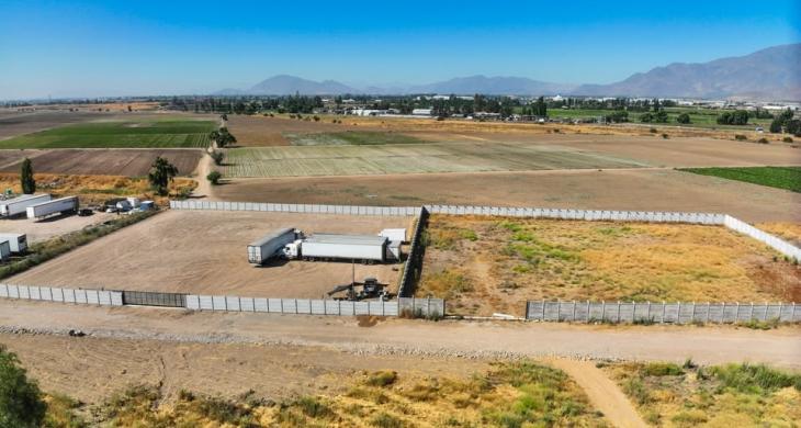 Parcelas industriales en venta en Lampa, terrenos de 5000 m² en sector Lo Echevers con conectividad estratégica.