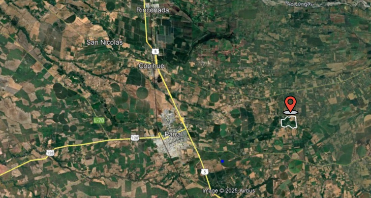 terreno ubicado en sector rural El Ajial, camino público Carmen Oriente