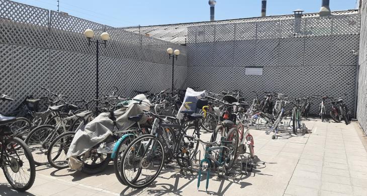 estacionamiento de bicicletas 