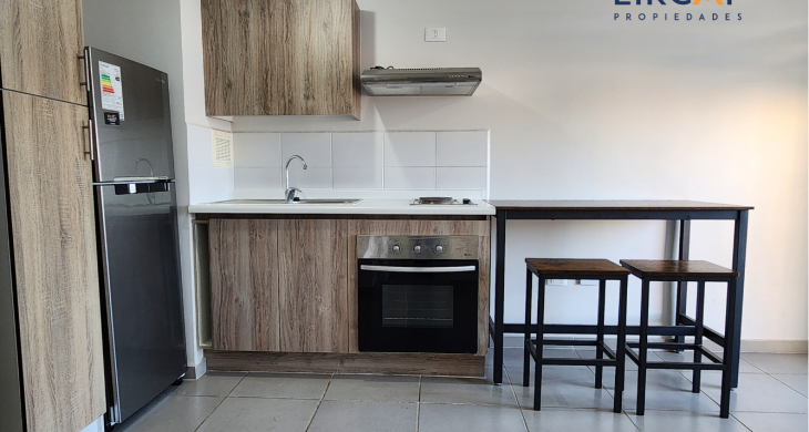 cocina amoblada y equipada