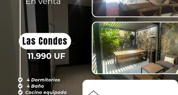 Tu nuevo hogar con jardín privado en el corazón de las Condes
