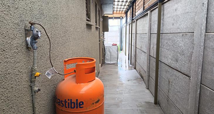 instalación de gas para 45 kilos