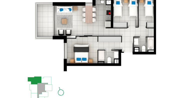 planta departamento