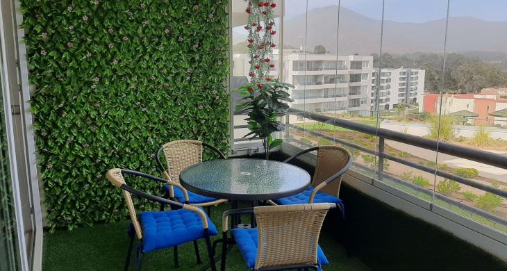 Terraza Departamento en Altos de Puyai, Papudo